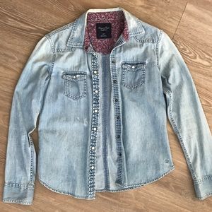 Distressed Denim Jacket
